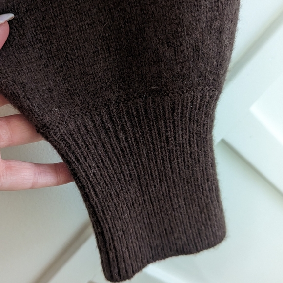 Aritzia Babaton sessions cashmere luxe brown sweater XS S - Picture 5 of 8